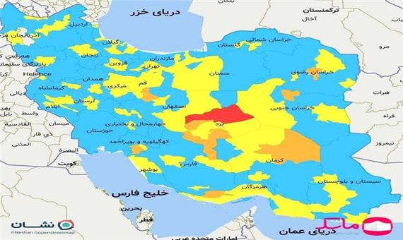 بازگشت رنگ قرمز به نقشه کرونایی کشور