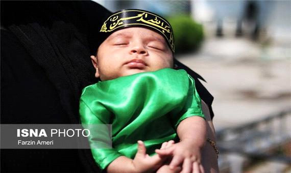 آیین اجتماع شیرخوارگان حسینی در آمل
