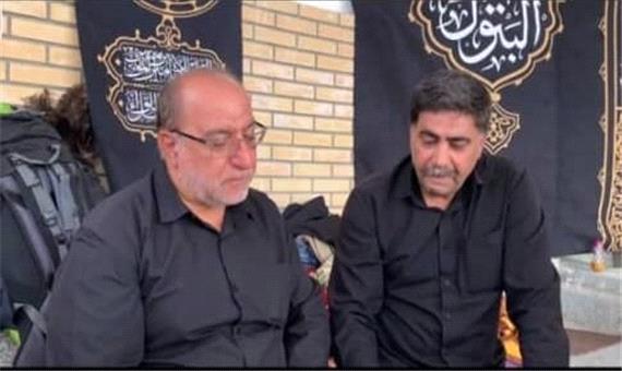 پاک دستی خادم مشغول به خدمت در قرارگاه مسجد کوفه منطقه 21