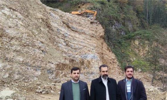 تکمیل پیچ‌بری محور رویان به گلندرود در شهرستان نور