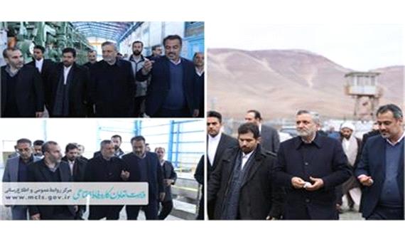 بازدید وزیر کار از کارخانه کاغذ بیستون تأمین