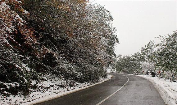 راه های مازندران بارانی و لغزنده است