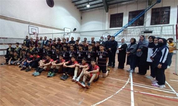 قهرمانی بابل در رقابت‌های والیبال نونهالان مازندران