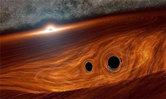 احتمال رصد نور ناشی از برخورد 2 سیاهچاله برای اولین بار