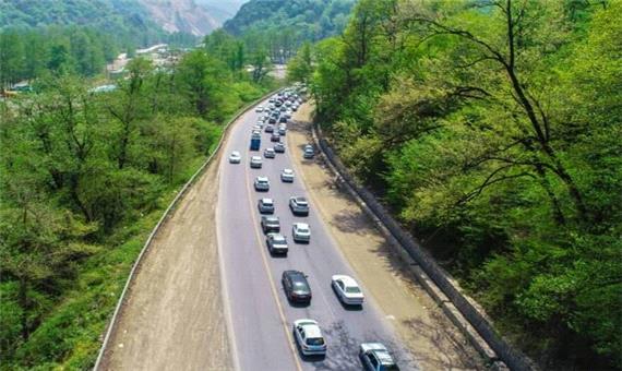 ترافیک سنگین بازگشت مسافران در محورهای کندوان و هراز
