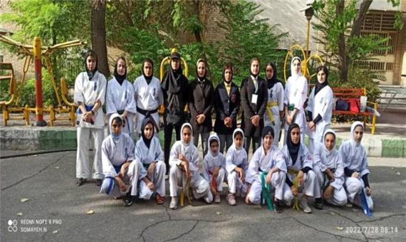 درخشش بانوان کاراته خرم آباد در مسابقات قهرمانی کشور