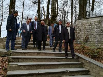بازدید سفیر نروژ در ایران با همراهی حسن خیریانپور از جاذبه های گردشگری مازندران 