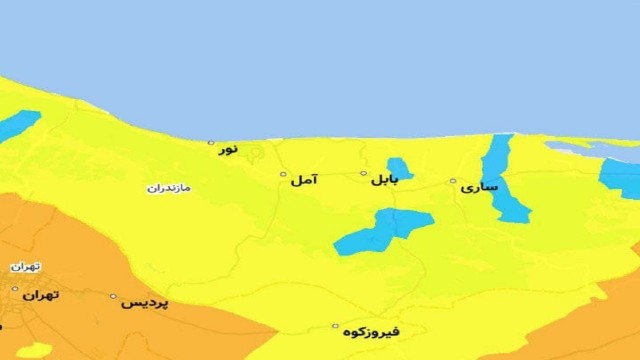 کاهش شهرستان‌های آبی مازندران