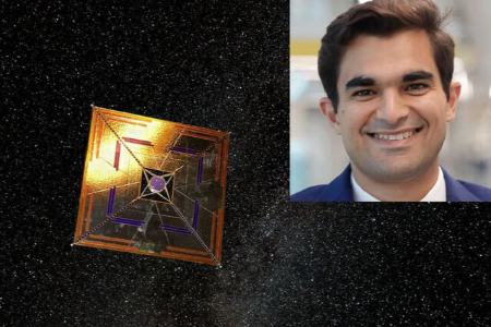 بادبان دانشمند ایرانی در فضا مستقر می‌شود