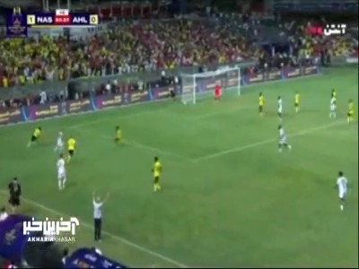 گل اول الاهلی به النصر توسط فرانک کسیه
