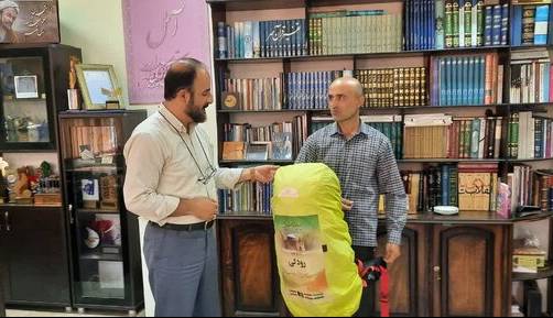 کشاورز آملی سفیر پیاده‌رو فرهنگ و دوستی در آسیای میانه شد