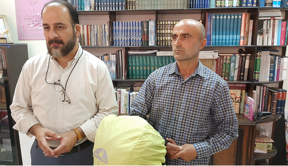 آغاز سفر پیاده سفیر فرهنگ و دوستی از آمل به آسیای مرکزی