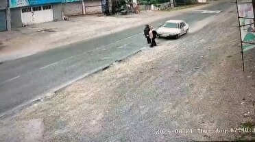 زیر گرفتن دو نفر در روستای بازیارکلا نوشهر