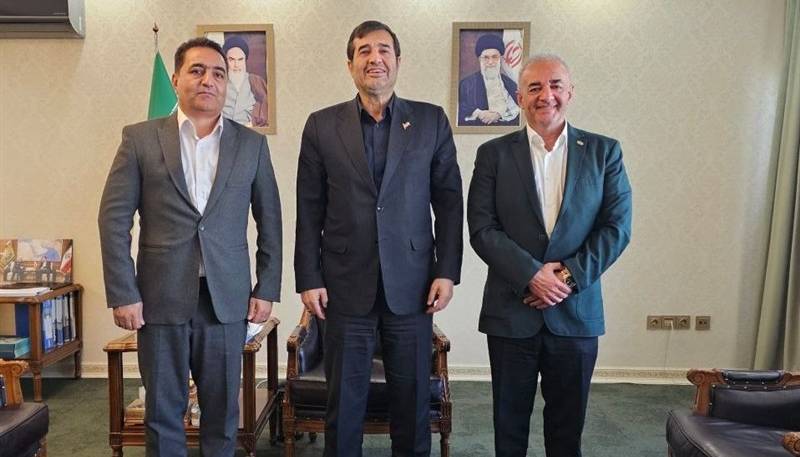 دیدار نصیری‌نژاد و خسرویار با وزیر ورزش و جوانان
