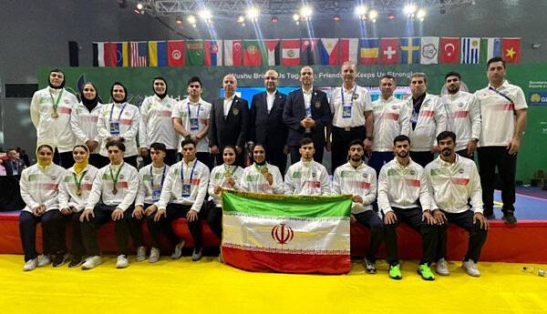 ووشوکاران ایران با ۱۰ مدال نایب قهرمان جهان شدند