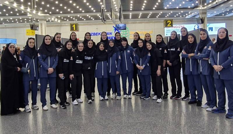 تیم ملی والیبال زنان ایران راهی ازبکستان شد