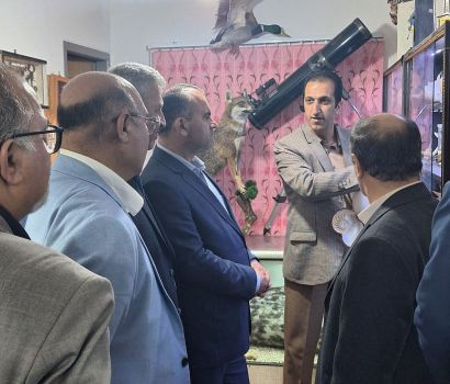بازدید مدیرکل آموزش و پرورش مازندران از موزه علوم طبیعی رامسر؛ تقدیر از ابتکار ارزشمند معلم پیشگام