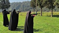 برگزاری مسابقه فرمانده برای خواهران بسیجی در قائم‌شهر
