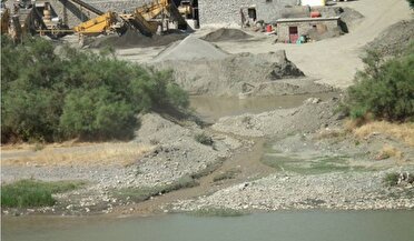 پلمب دو واحد سنگ شکن به‌دلیل آلودگی رودخانه هراز