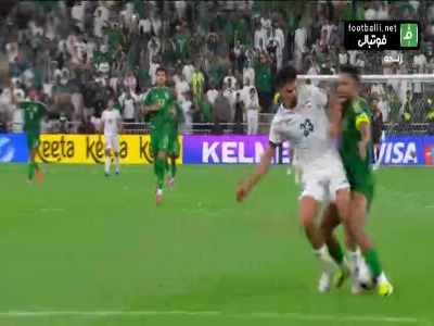 شادی بازیکنان عربستان پس از صعود به جام جهانی ۲۰۲۶