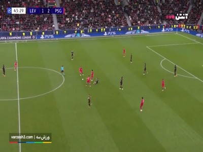 گل سوم پاری سن ژرمن به بایرلورکوزن
