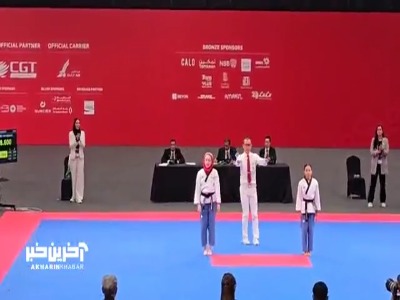شادی شهریاری پس از کسب مدال طلا و بوسه بر پرچم ایران