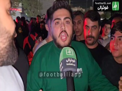 کری هواداران پرسپولیس برای هواداران استقلال و تراکتور و سپاهان پس از برد مقابل ذوب آهن اصفهان