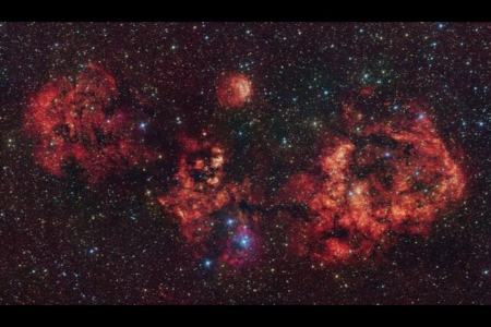 عکسی از خفاش هالووین در آسمان