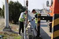 جایگزینی ۹ کیلومتر نیوجرسی به جای گاردریل در جاده‌های مازندران
