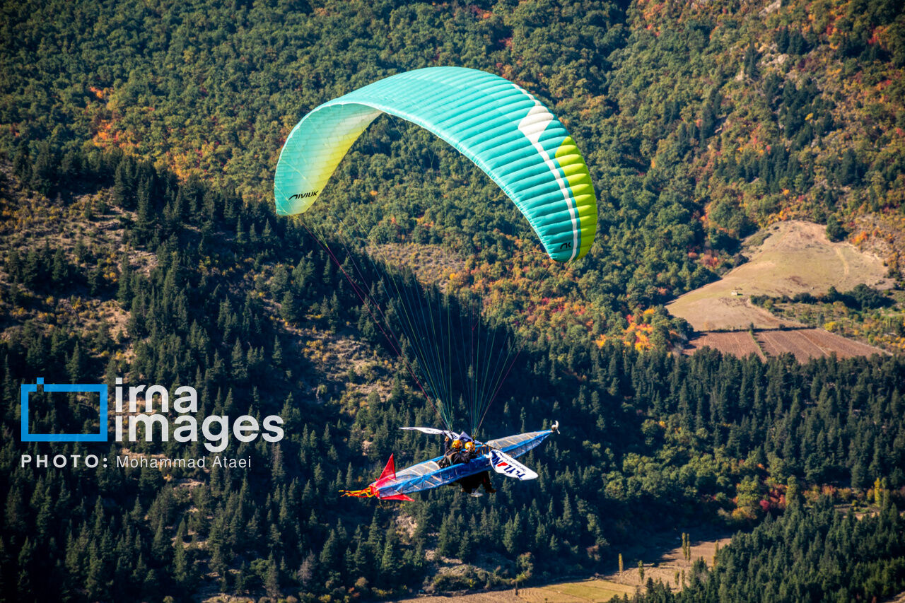 سقوط پارگلایدر و مصدومیت یک نفر در نور