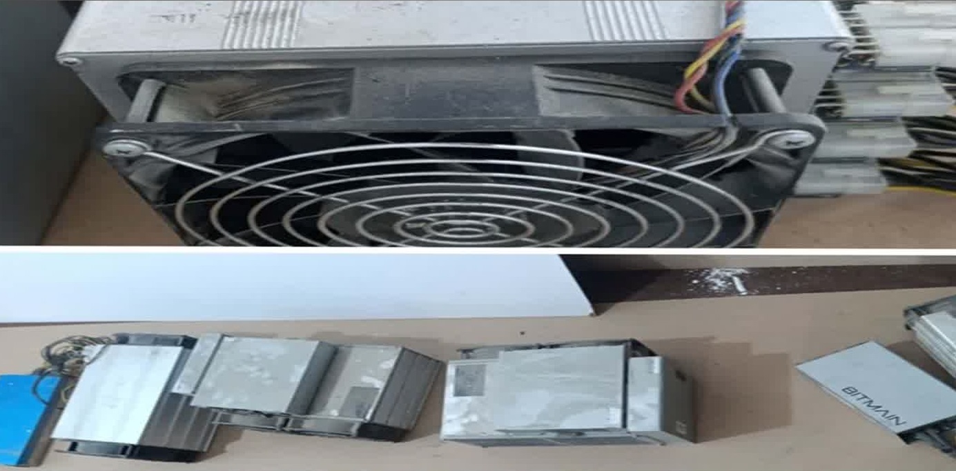 کشف استخراج غیرمجاز رمزارز در کارگاه بلوک‌زنی سوادکوه