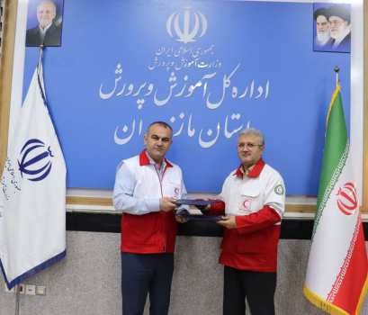 امضای تفاهم‌نامه همکاری میان هلال‌احمر و آموزش‌وپرورش مازندران