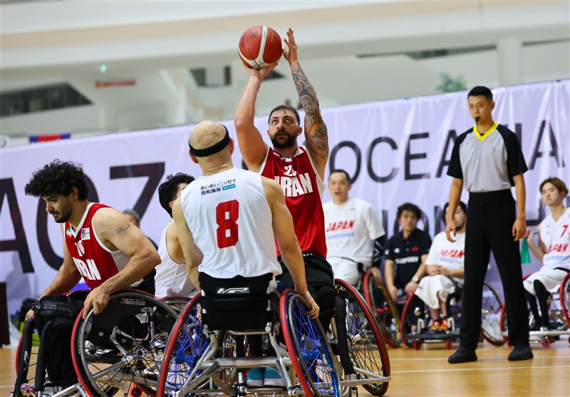 بسکتبال با ویلچر قهرمانی آسیا؛ صعود تیم مردان ایران به نیمه‌نهایی