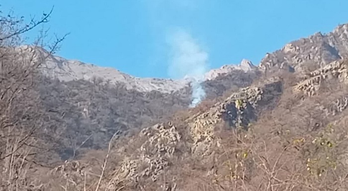 وقوع آتش‌سوزی در ارتفاعات کلاردشت