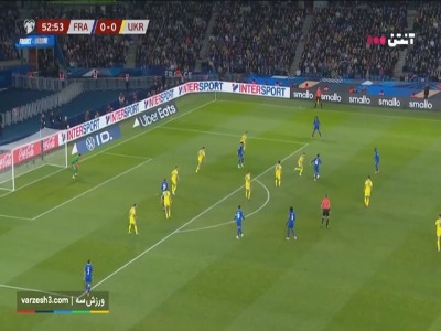 پنالتی و چیپ امباپه؛ گل اول فرانسه به اوکراین