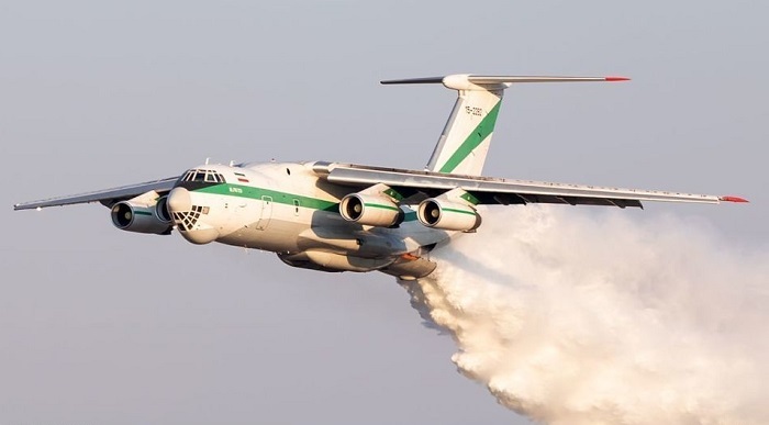 اعزام هواپیمای ایلوشن برای مهار آتش الیت