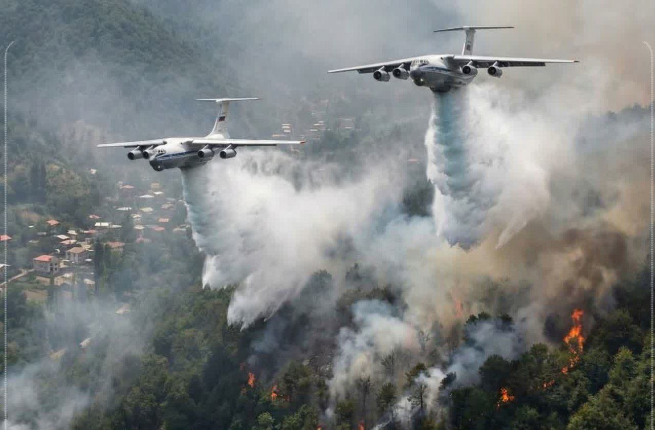 رایزنی با ترکیه برای اطفای حریق جنگل‌های مازندران