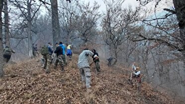 اطفای حریق در مراتع بالادست الیت