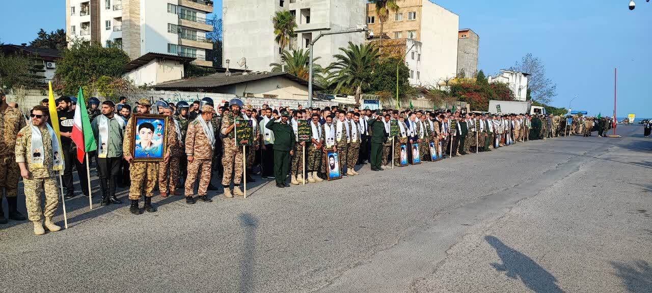 اجتماع هزار نفری بسیجیان شهرستان نور