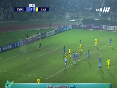 ضربه سرجینیو از کنار دروازه آدان به بیرون رفت