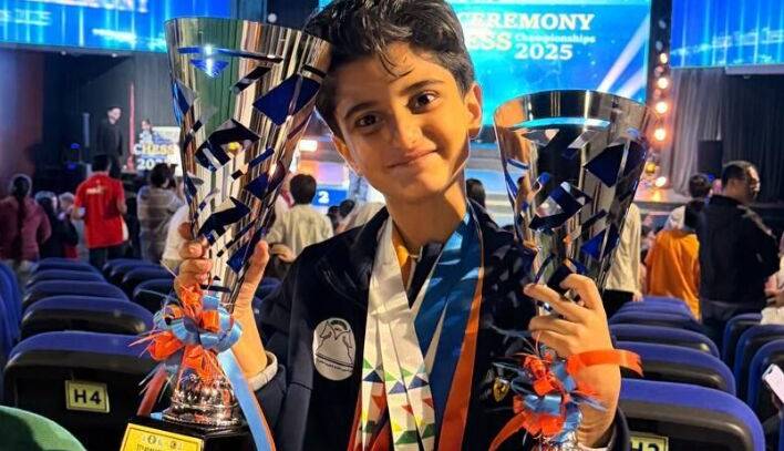 درخشش تاریخی نونهال شطرنج فارس با کسب سه طلا در قهرمانی آسیا