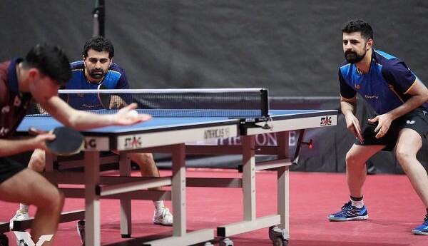 پیروزی تیم‌های برادران عالمیان در لیگ تنیس روی میز فرانسه