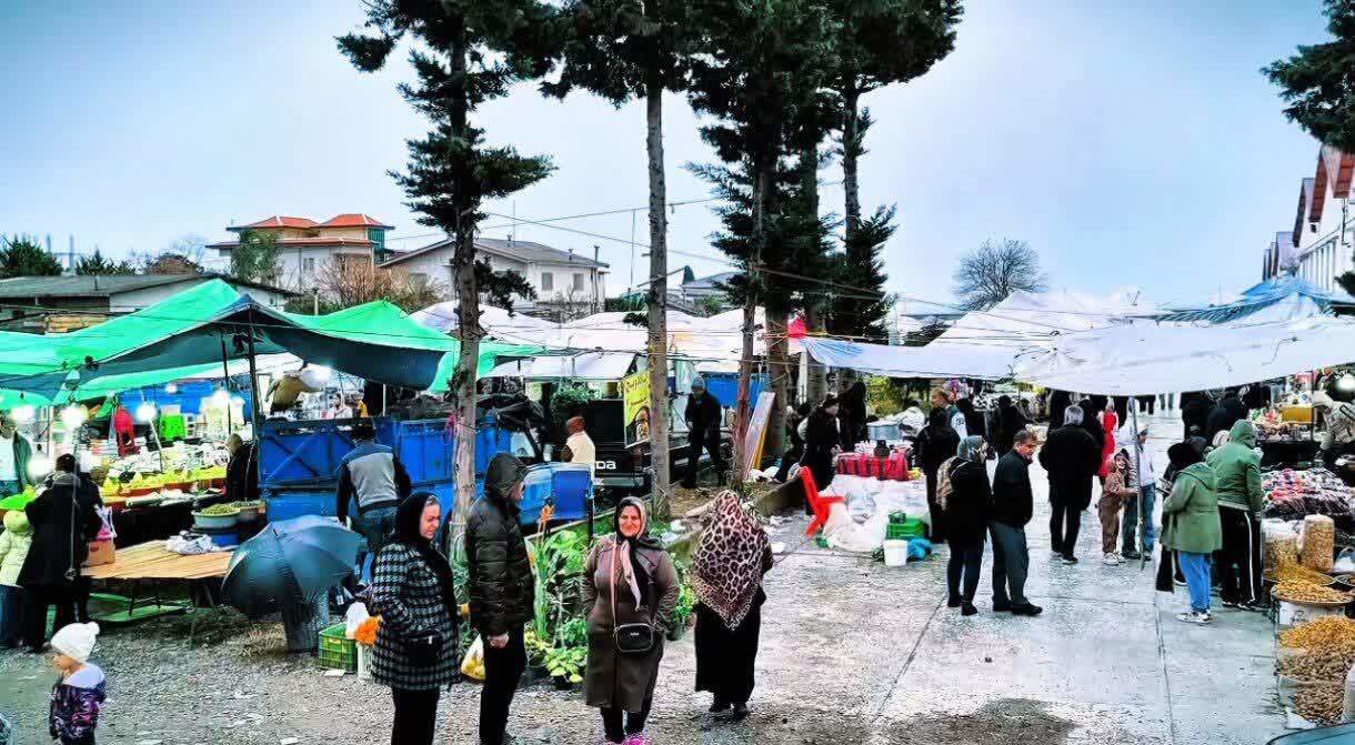 رونق بازار‌های محلی تنکابن در آستانه شب یلدا