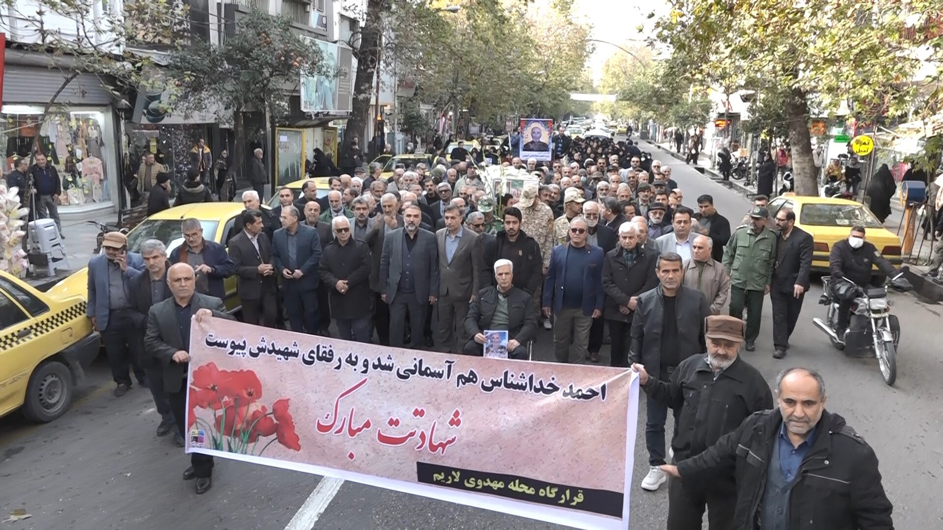 پیکر جانباز ۷۰ درصد مازندرانی در ساری تشییع شد