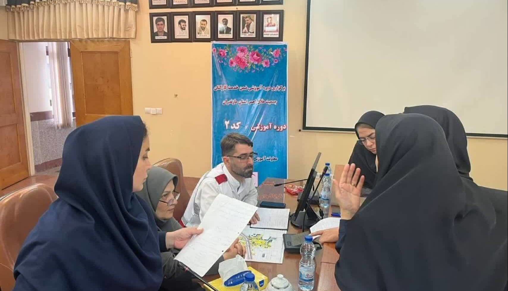 آموزش بیش از ۱۸ هزار نفر در دوره‌های امدادی هلال احمر مازندران