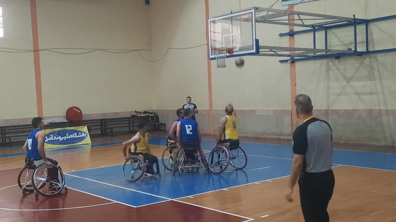 آغاز لیگ برتر بسکتبال با ویلچر با برد خانگی شهروند آمل