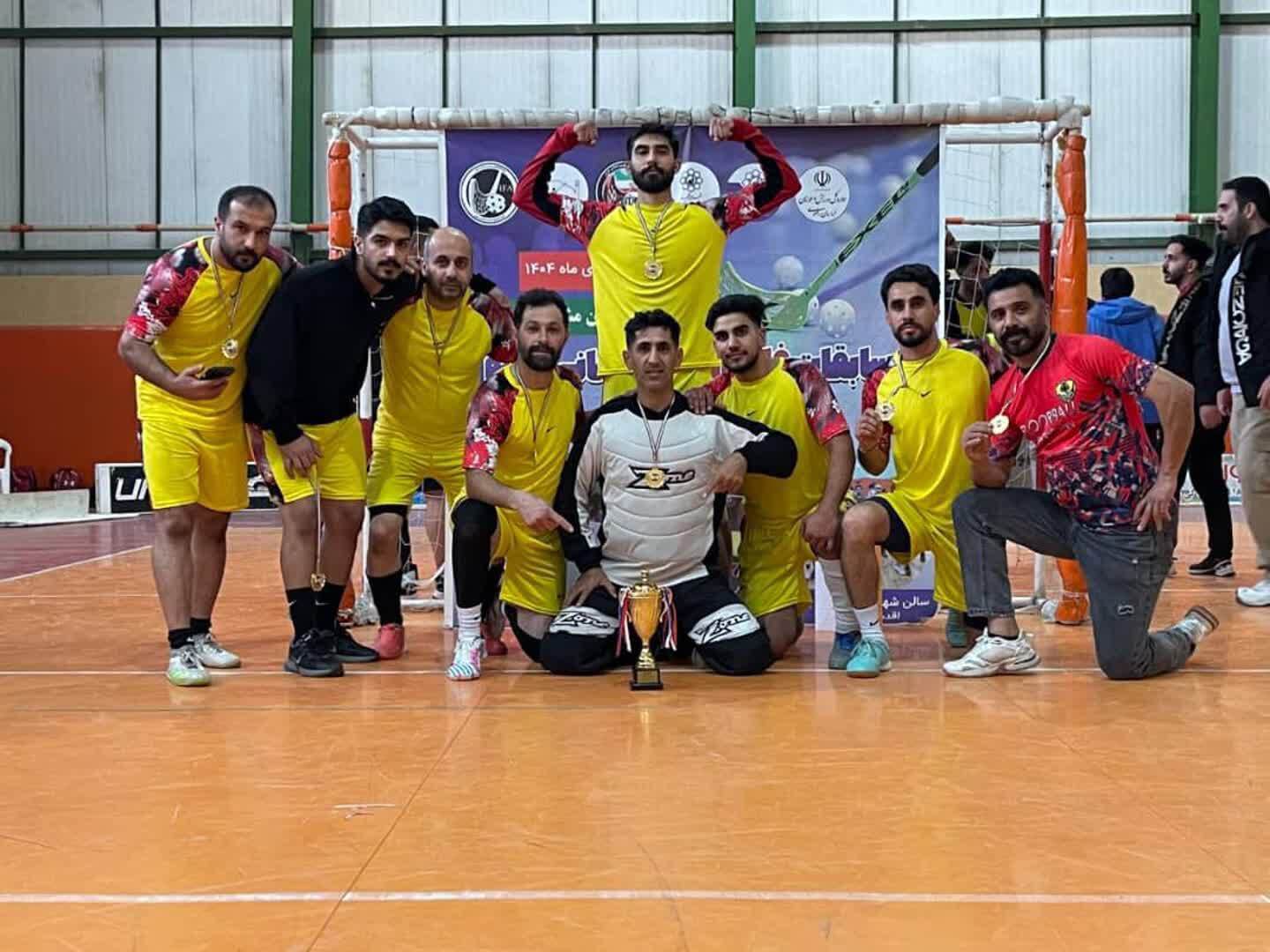 مازندران قهرمان مسابقات فلوربال کشور شد