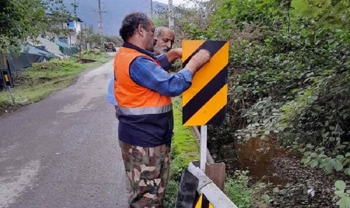 نصب ۹ هزار و ۷۰ تابلو و علائم ایمنی در راه‌های مازندران