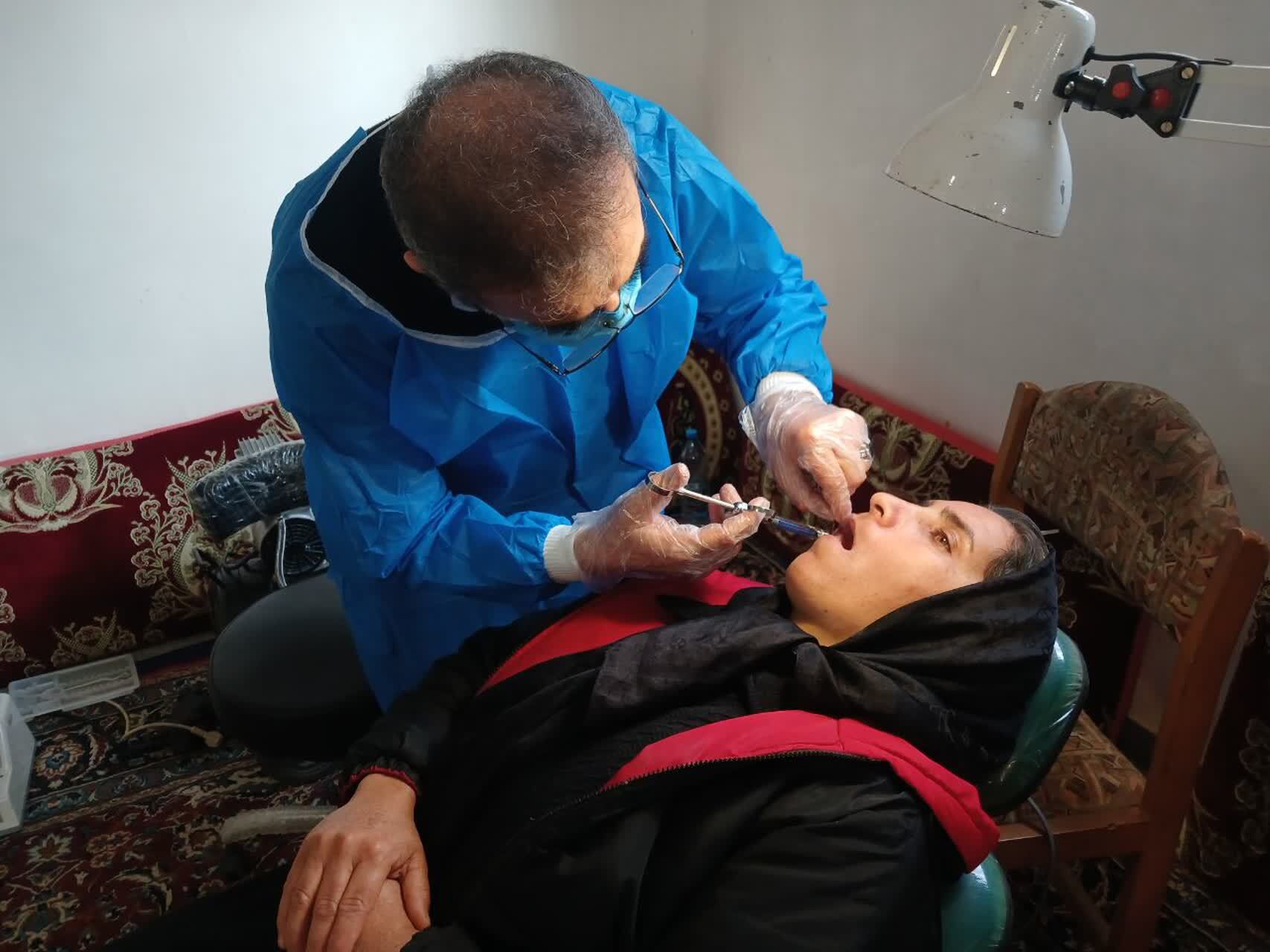 بهره مندی ۳۰۰ نفر از مردم روستای وناجم ساری از خدمات پزشکی