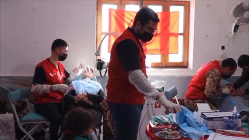 خدمت‌رسانی پزشکی رایگان در روستای جاجن بخش بابلکنار